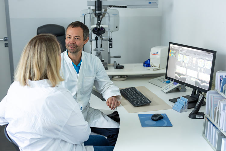 Pateientengespräch Dr. Cleres